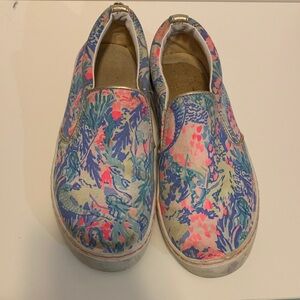 Lilly Pulitzer slip on shoes size 6